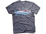 Maglietta American Chopper Flag Logo - Grande - Navy-Heather