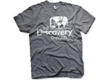 Maglietta Discovery Channel Con Logo Invecchiato - Small - Dark-Heather