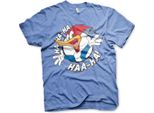 Maglietta Woody Woodpecker Hahaha - Piccola - Blu-Etereo