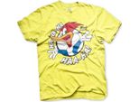 Maglietta Woody Woodpecker Hahaha - Grande - Giallo
