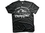 Maglietta American Chopper Washed Logo - Media - Nero