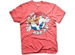 Maglietta Woody Woodpecker Hahaha - Grande - Rosso-Erba