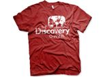 Maglietta Discovery Channel Con Logo Invecchiato - X-Large - Tango-Red