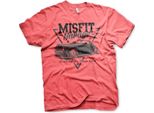 Maglietta Misfit Garage Since 2014 - Xx-Large - Rosso-Heather