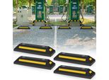 4X Tappo Per Ruote 54X15X10Cm Protezione Anticollisione Tappo Per Parcheggio Garage 54X15X10Cm Distanziatore Per Parcheggio Auto