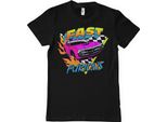 Fast & Furious - Maglietta Con Auto Colorate - X-Large - Nero