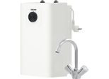 Stiebel Eltron Piccolo Accumulatore Snu 5 Plus, Rubinetto Da Cucina WST-W, Compatto, Antigoccia, Funzione Termostatica, Boiler Sottolavello 5 Litri A Bassa Pressione, Spina