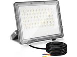 Jopassy 50W Led Proiettore Faretto Led IP65 Impermeabile Proiettore Esterno Luce Di Sicurezza Per Giardino Garage 6000K
