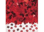 Amscan - Coriandoli, 40° Anniversario - Plastica SG24768 (Taglia Unica) (Rosso)