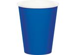 Creative Party - Tazza Usa E Getta, Confezione Da 8 Pezzi SG26615 (Taglia Unica) (Cobalto/Bianco)