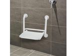 Yakimz Sedile Da Doccia Sgabello Da Doccia Pieghevole E Sedile Montato A Parete 304 In Acciaio Inox Abs 35X32,5 Cm Sgabello Da Doccia Sgabello Da Bagno Sedile Da Doccia Montato A Parete