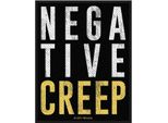 Nirvana - Patch "Negative Creep"", Tessuto RO7975 (Taglia Unica) (Nero/Bianco/Giallo)"