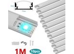 10X1M Led Profilo In Alluminio Profilo In Alluminio Guida Striscia Led Canale Per Striscia Led Modelli Di Profilo A U