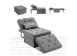 Flexispot Divano Letto Letto Pieghevole Divano Letto 4 In 1 Divano Singolo Sedia Divano Letto Sgabello Pieghevole Con Schienale E Cuscino Regolabile In 5 Posizioni
