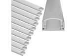 Jopassy 10X1M Led Profilo In Alluminio Guida Profilo In Alluminio Striscia Led Canale Per Striscia Led Modelli Di Profilo A U