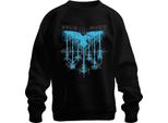 Hugin And Munin Odin Mitologia Vichinga Corvo Nordico Rune Felpa Unisex Pullover, Nero, 3XL