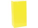 Amscan - Sacchetti Di Carta Per Feste Da 12 Pezzi SG29321 (Taglia Unica) (Giallo)