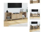 Mobile Tv Vidaxl Rovere Sonoma 160X35X55 Cm Materiale A Base Di Legno - Mobili Tv