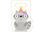 Creative Party - Sacchetti Per Feste "Happi Woodland"" Confezione Da 8 SG28816 (Taglia Unica) (Bianco/Grigio/Giallo)"