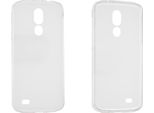 Caseroxx Custodia Protettiva In Tpu Compatibile Con Beafon M7 Premium / M7 Lite Premium, Custodia In Gomma Per Cellulare Bianco-Trasparente