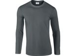 Gildan - Maglietta "Softstyle"" Da Uomo/Donna Unisex A Maniche Lunghe PC5874 (3XL) (Charcoal)"