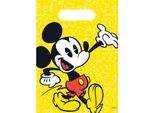 Disney - Sacchetto Regalo "Topolino"" Retrò 6 Pezzi SG30926 (Taglia Unica) (Giallo)"