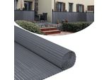 Aopunly Pvc Privacy Schermo Stuoia Privacy Recinzione Schermo Privacy Per Recinzione Balcone Frangivento Grigio 160X900Cm