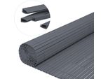 Hengda Pvc Privacy Schermo Stuoia Privacy Recinzione Schermo Privacy Per Recinzione Balcone Frangivento Grigio 160X800Cm
