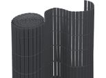 Yakimz Schermo Privacy Stuoia Pvc Privacy Recinzione Antracite Frangivento Per Giardino Balcone E Terrazza 100X300Cm