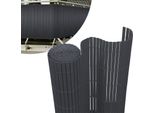 Tolletour Pvc Schermo Privacy Stuoia Privacy Recinzione Schermo Privacy Per Recinzione Balcone Frangivento Grigio 160X900Cm
