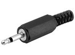 Goobay Klinkenstecker 3,5 Mm Mono Mit Knickschutz Schwarz (Bulk)