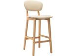Syfax™ Sgabelli Da Bar 2 Pz Crema In Tessuto