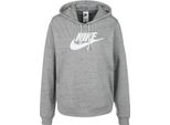 Nike W Nsw Gym Vntg Gfx Easy Po Hd Dk Grey Heather/White M