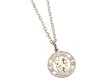 Chelsea Fc - Crest - Collana Con Ciondolo - Metallo TA11340 (Taglia Unica) (Argento)