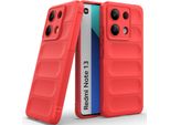 Custodia Per Xiaomi Redmi Note 13 4G Custodia Protettiva In Silicone Tpu Morbido Antiurto Rosso