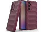 Custodia Per Samsung Galaxy A35 Custodia Protettiva In Silicone Tpu Morbido Antiurto Maroon