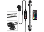 38.5Cm Led Illuminazione Acquario IP67 Impermeabile Rgb Luce Dimmerabile Serbatoio Pesce Lampada Subacquea