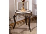 Casa Padrino Tavolino Barocco Crema / Marrone Scuro / Oro