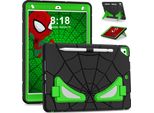 Custodia Protettiva Per Ipad 10.2 2021/2020/2019, Ipad 9°/8°/7° Generazione, Robusto Supporto Antiurto Per Ragazzi Nero Verde