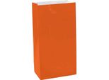 Amscan - Sacchetti Di Carta Per Feste Da 12 Pezzi SG29321 (Taglia Unica) (Arancione)
