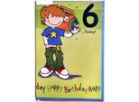 Biglietto Di Auguri "Oggi 6!"" - Cartoncino SG32994 (Taglia Unica) (Colorato)"