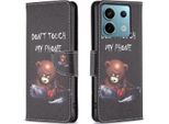 Per Xiaomi Redmi Note 13 Pro / Poco X6 Custodia Per Cellulare In Pelle Finta Motivo 6 Custodia Protezione