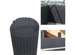 Aopunly Pvc Privacy Schermo Stuoia Privacy Recinzione Schermo Privacy Per Recinzione Balcone Frangivento Grigio 100X900Cm