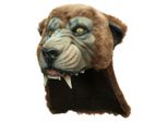 Pumakopf-Accessoire Ghoulish Braun Braun Taglia Unica