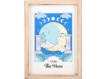 Something Different - Stampa D'arte Con Cornice "Celestial"", La Luna SD5681 (35 Cm X 25 Cm) (Blu/Bianco)"