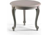 Casa Padrino Tavolino Barocco Grigio Ø 53 X H. 47 Cm - Italy