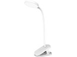 Colorway Led Table Lamp Flexible And Clip 2 With Built-In Battery | CW-DL10FCB-W