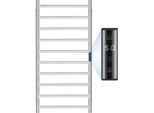 Asciugamano - Scaldasalviette - Supporto A Parete Con 10 Aste - Argento - Riscaldatore Da Bagno - Asciugamani Efficiente