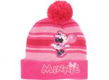 Cappello Con Pompon Disney Minnie Mouse - Caldo Cappello Invernale Per Bambini Onesize Pink