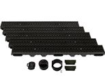 Set Di Canali Di Drenaggio Scarmaxx B125, Scarico Dell'acqua Piovana - Altezza 60 Mm - 5M